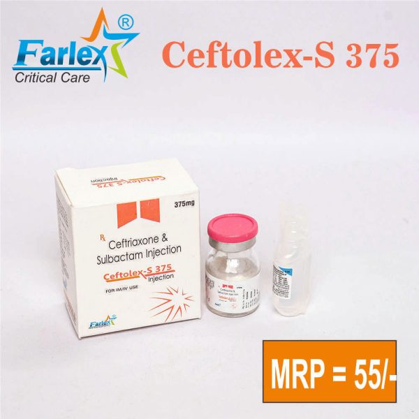 Ceftriaxone & Sulbactum Injection 375mg Manufacturers