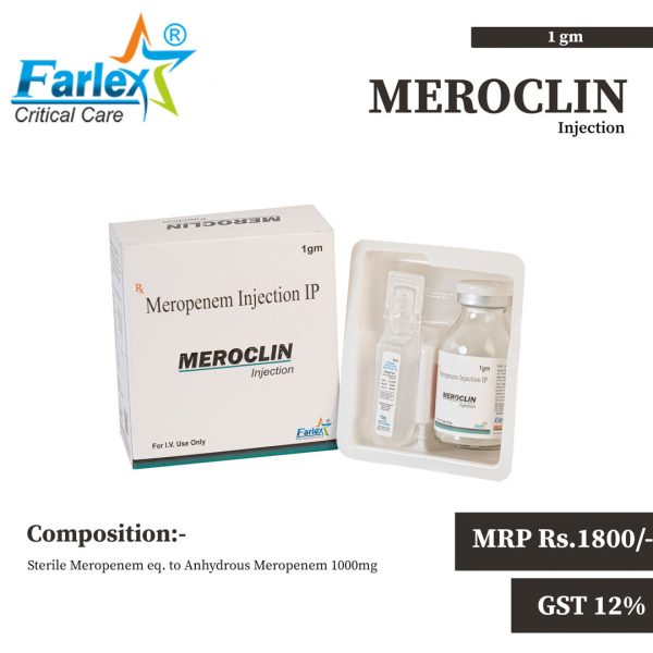 Meropenem 1gm Injection Manufacturers in India