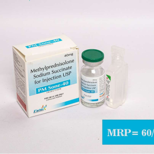 Methylprednisolone Sodium Succinate 40mg Injection Manufacturers in India