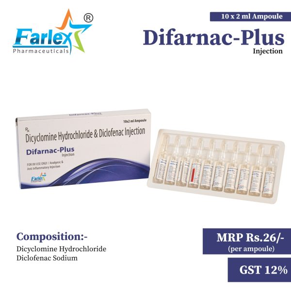 Dicyclomine Hydrochloride & Diclofenac Sodium