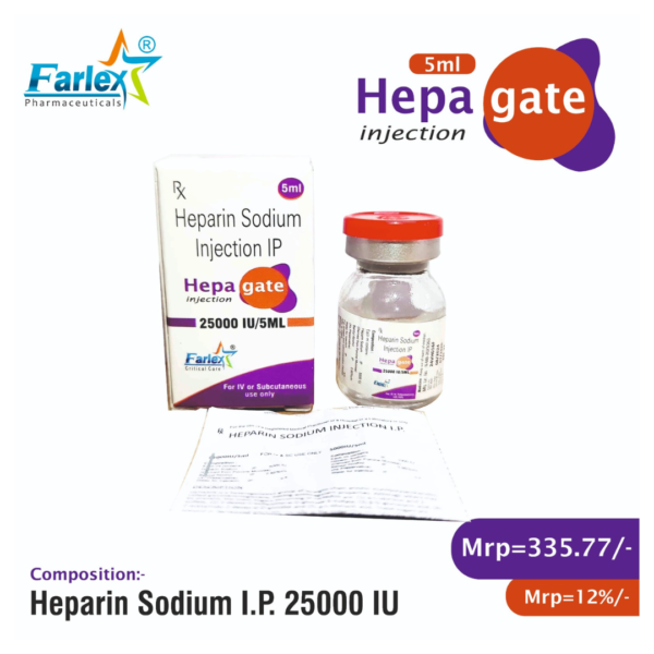 HEPARIN SODIUM I.P 25000 IU